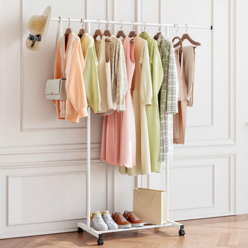 Metal Clothing Garment Rack | 31.5 to 55.12 Inches Extensible Rod