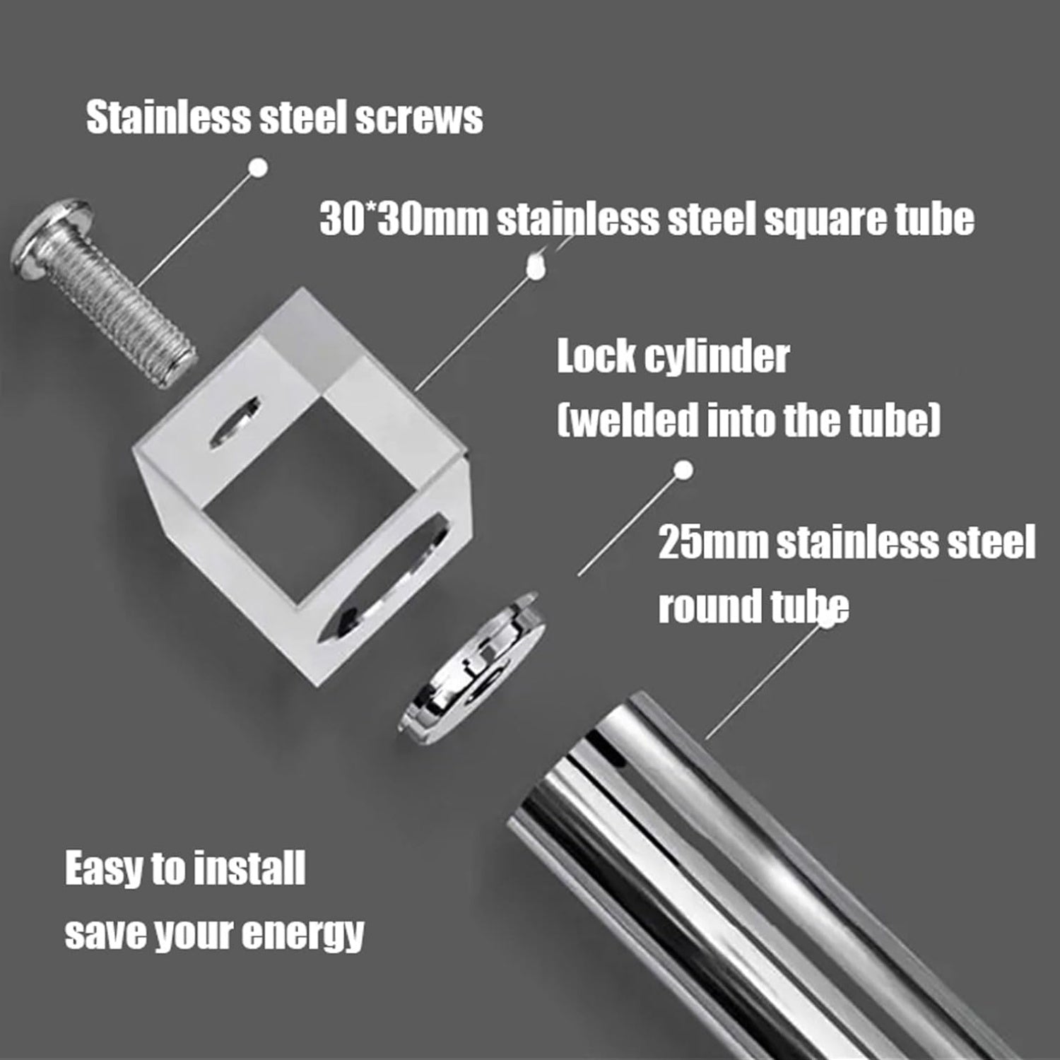 Heavy Duty Stainless Steel Laundry Drying Rack with Casters - Space-Saving Rolling Clothesline Rod