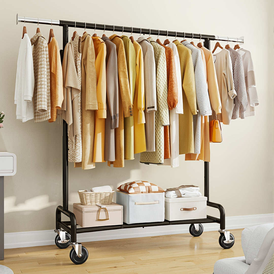 Raybee'S 75-Inch Wide Heavy-Duty Clothing Rack Can Support Up to 450 Pounds