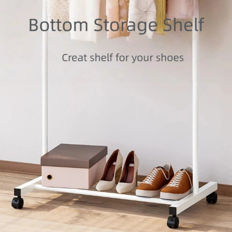 Metal Clothing Garment Rack | 31.5 to 55.12 Inches Extensible Rod