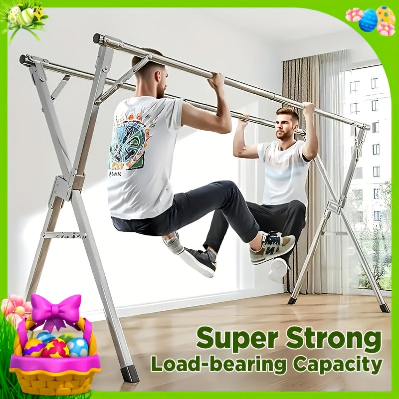 1pc Drying Rack, Foldable Clothes Drying Rack, Stainless Steel Material