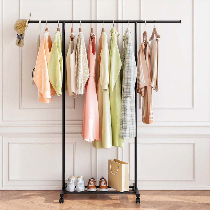 Metal Clothing Garment Rack | 31.5 to 55.12 Inches Extensible Rod