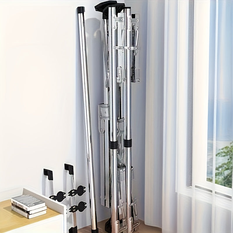 Balcony X-Shaped Extendable Clothes Drying Rack,