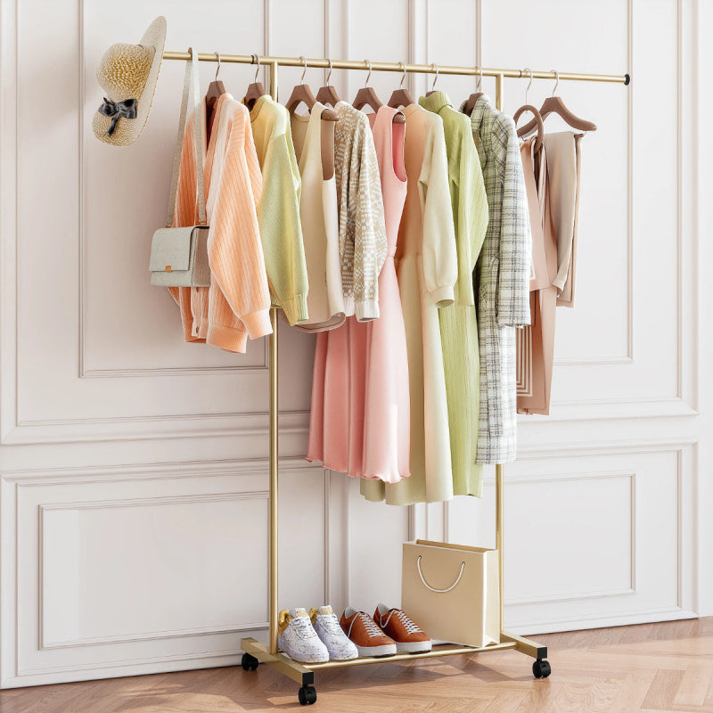Metal Clothing Garment Rack | 31.5 to 55.12 Inches Extensible Rod