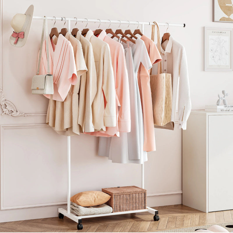 Metal Clothing Garment Rack | 31.5 to 55.12 Inches Extensible Rod