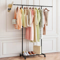 Metal Clothing Garment Rack | 31.5 to 55.12 Inches Extensible Rod
