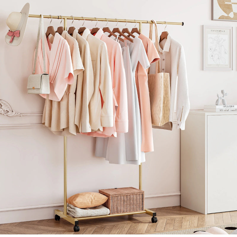 Metal Clothing Garment Rack | 31.5 to 55.12 Inches Extensible Rod