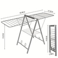 Clothes Drying Rack Foldable, Metal Laundry Drying Rack Collapsible