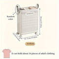 Multi-functional Foldable Laundry Basket with Wheels for Home Use