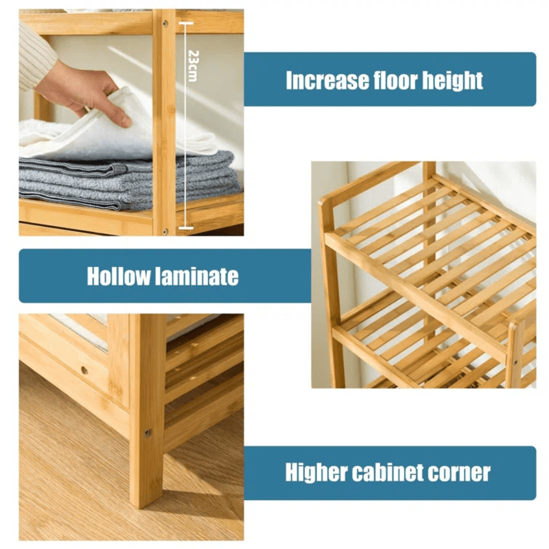 1pc Dirty clothes basket, dirty clothes storage basket,Solid Wood 16